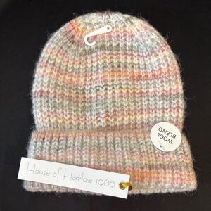 House of Harlow 1960 Multicolor Knit Beanie